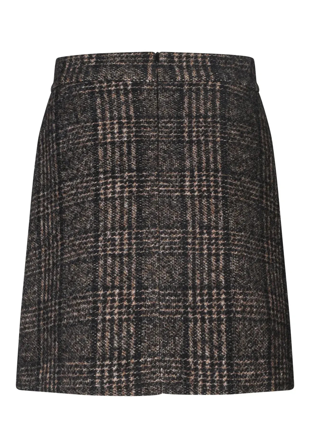 Black Check Skirt